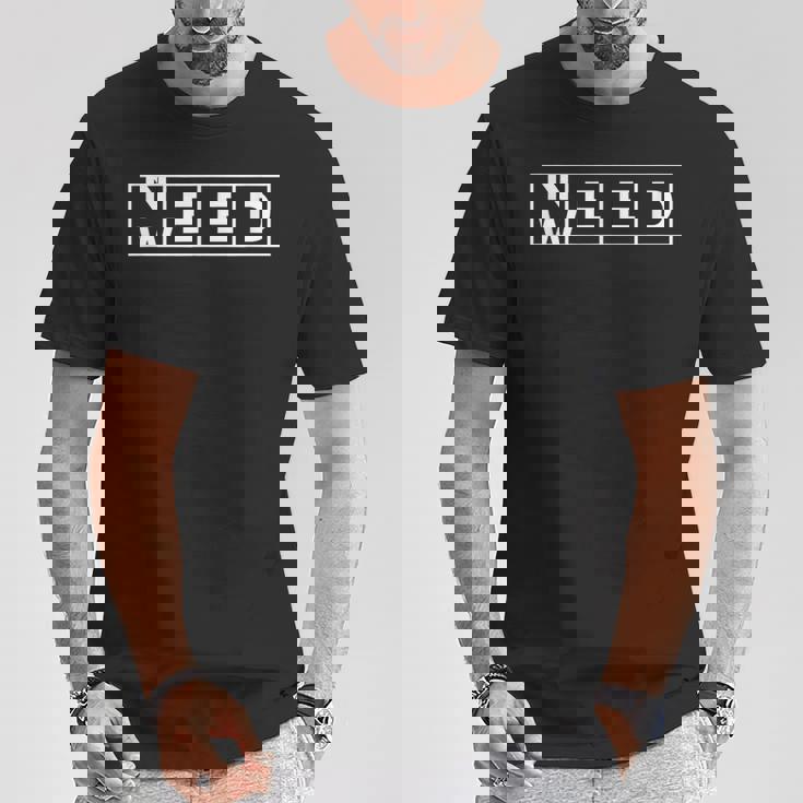 ニード・ウィード・ファニー 420 ガンジャ・ストーナー Tシャツ 面白い贈り物