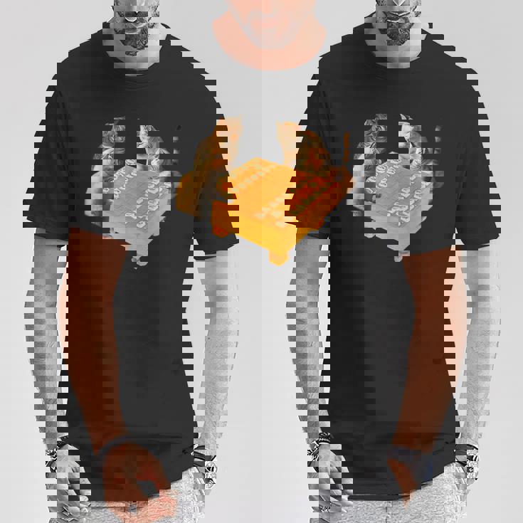 ネコ 猫 将棋 面白いtシャツ 面白い 服 おもしろ グッズ ネタ ウケ狙い メンズ 棋士 おもしろグッズ Tシャツ 面白い贈り物