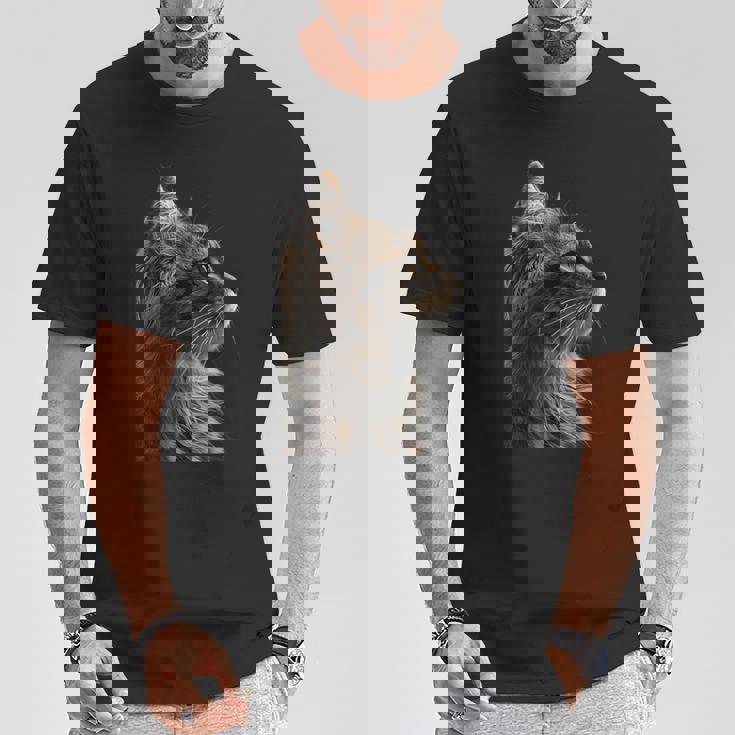 ノルウェージャンフォレストキャット Tシャツ 面白い贈り物