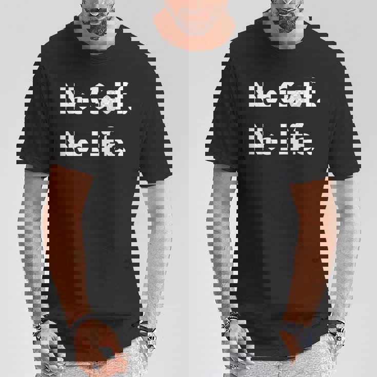 ノーゴルフノーライフ Tシャツ 面白い贈り物