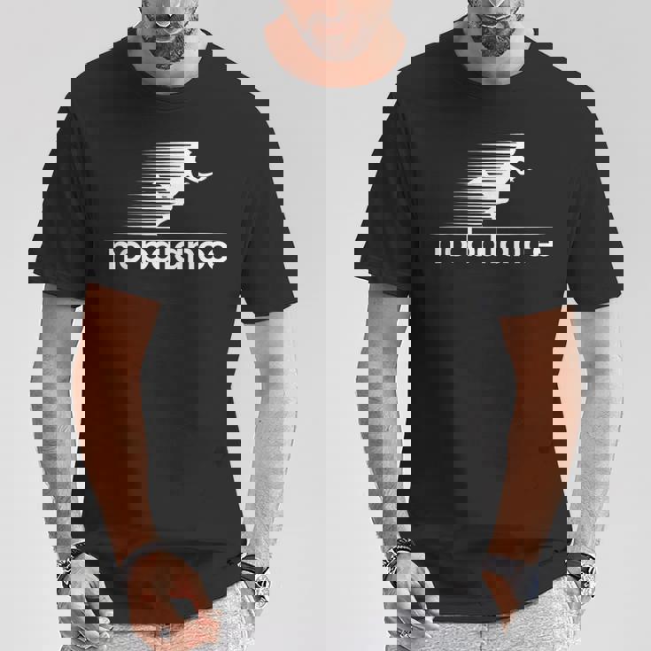 ノーバランスファニーランナー Tシャツ 面白い贈り物