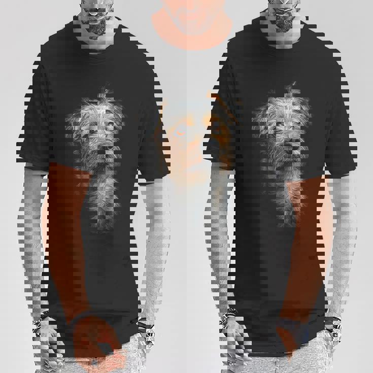 ノーフォークテリア 犬 モチーフ ペット イラスト ノーフォークテリア Tシャツ 面白い贈り物