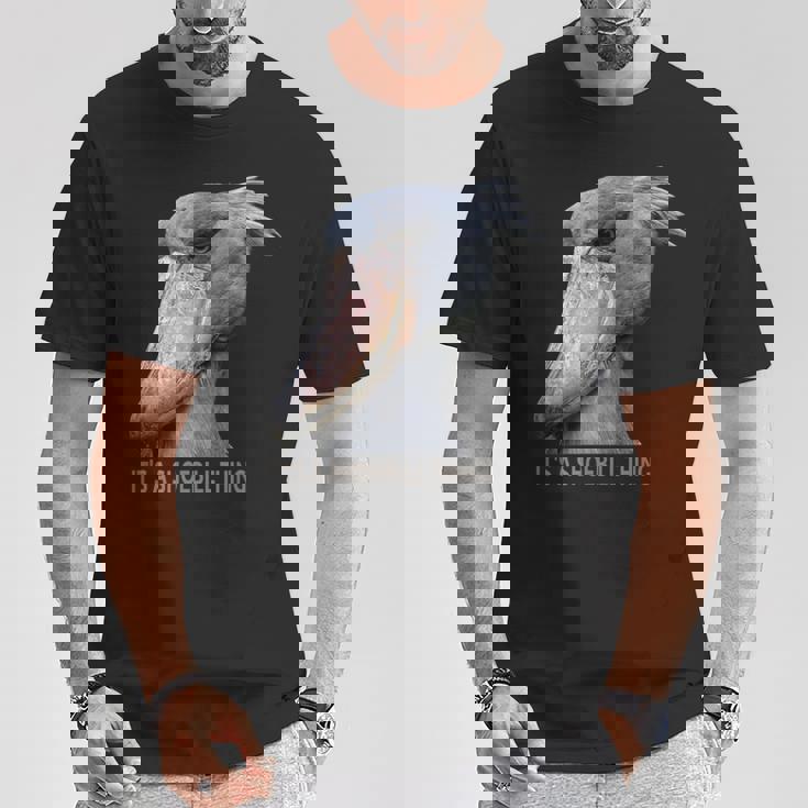 ハシビロコウそれはハシビロコウです Tシャツ 面白い贈り物