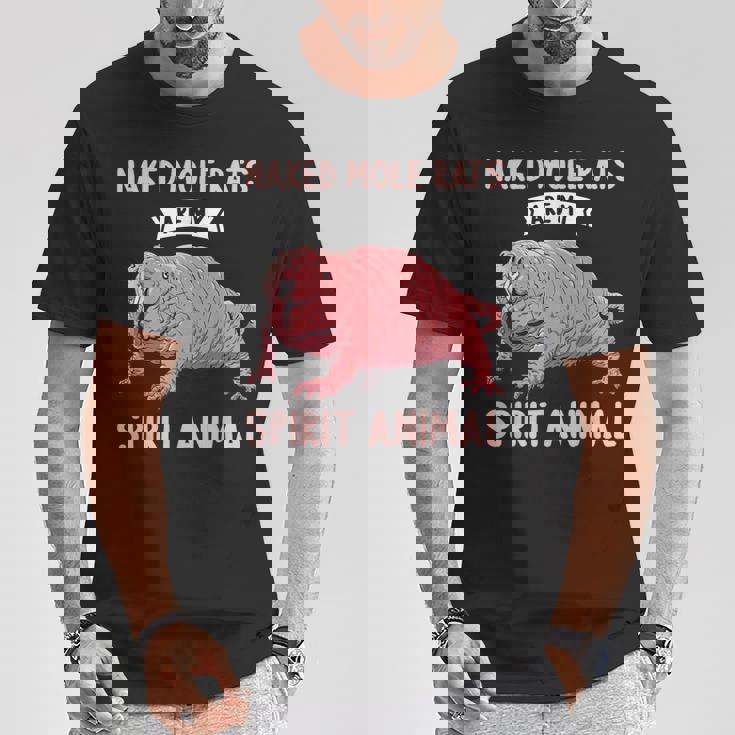 ハダカデバネズミは私のスピリットアニマルハダカデバネズミ Tシャツ 面白い贈り物