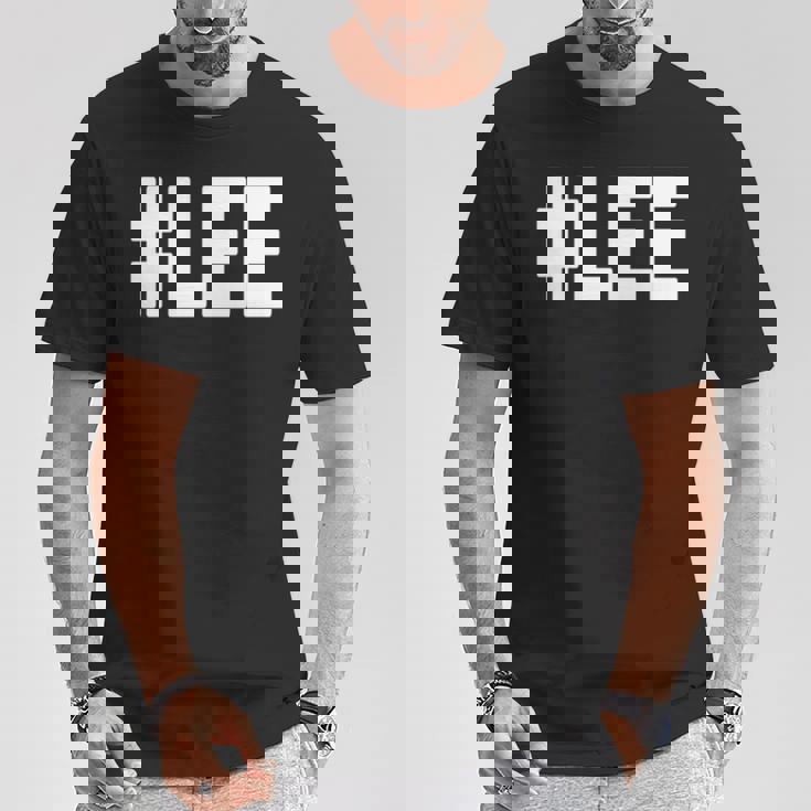 ハッシュタグ Lee ネームシャツ Lee 長袖tシャツ Tシャツ 面白い贈り物