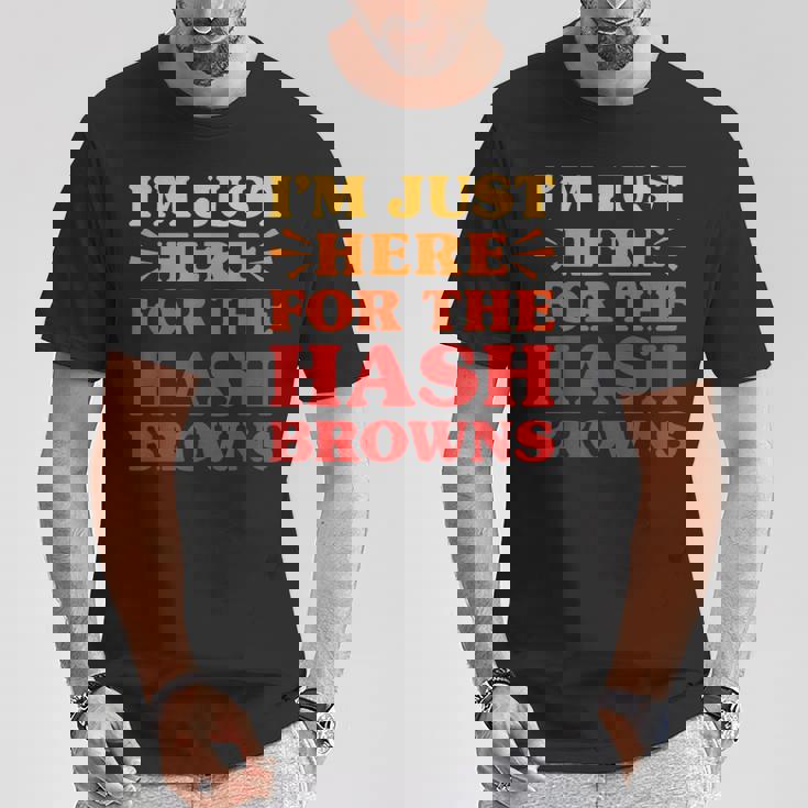 ハッシュブラウンズ I Love Hash Browns面白い食べ物 ハッシュブラウンズ好き Tシャツ 面白い贈り物