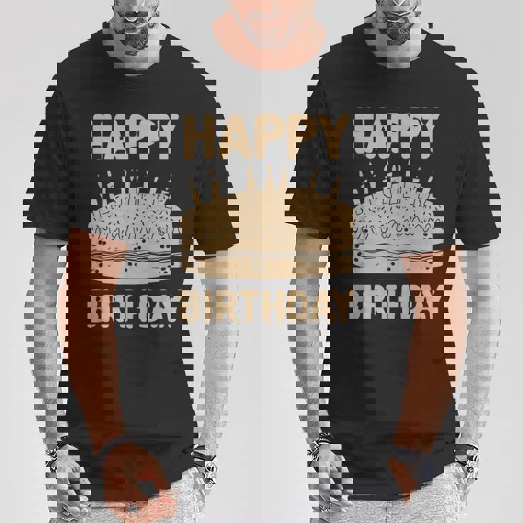 ハッピーバースデー-バースデーファニー Tシャツ 面白い贈り物