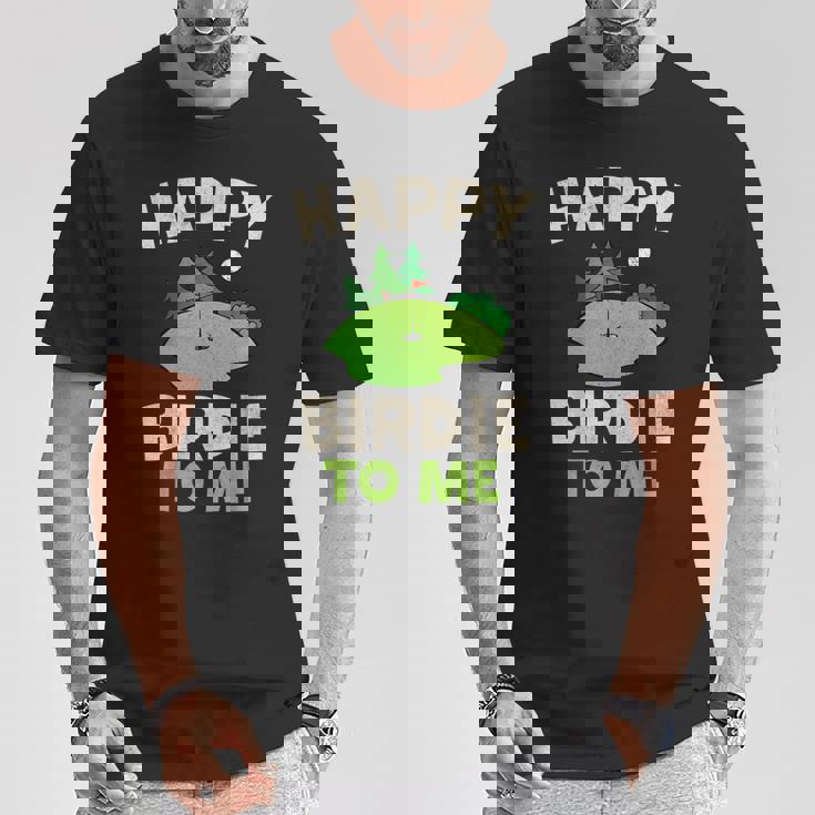 ハッピーバーディー ゴルフ 面白い ホール 文字入り メンズ おもしろ 面白い 服 オリジナル おもしろグッズ 文字 Tシャツ 面白い贈り物
