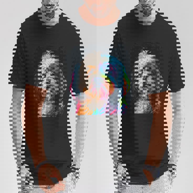 ハバニーズのアートワークを使用したハバニーズドッグオーナーデザイン。 Tシャツ 面白い贈り物