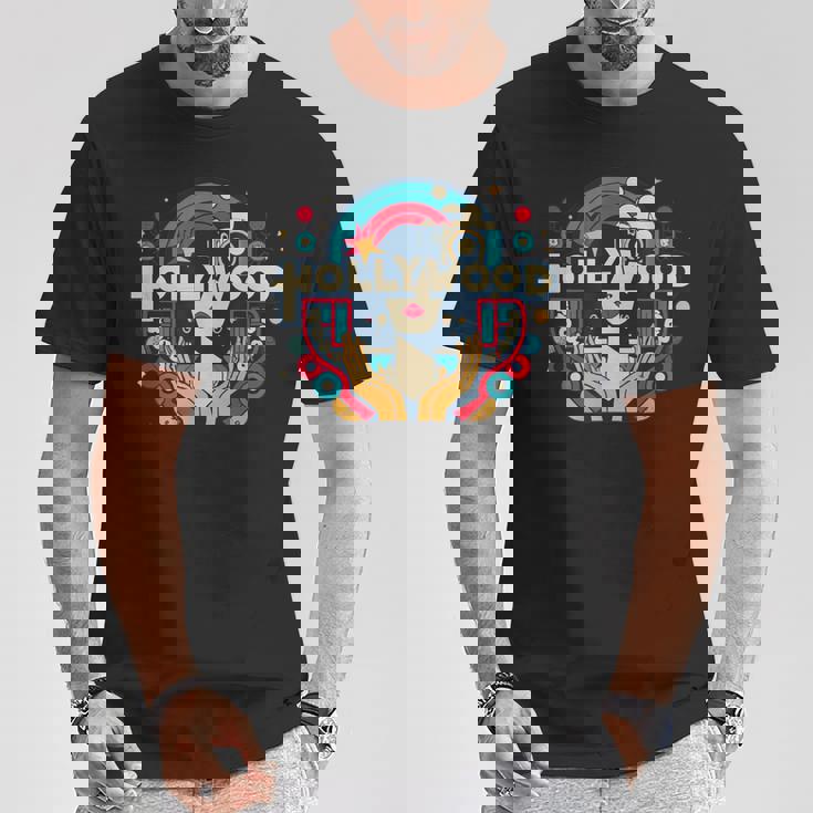 ハリウッド映画スター レトロ 黄金時代 映画 シネマ Tシャツ 面白い贈り物