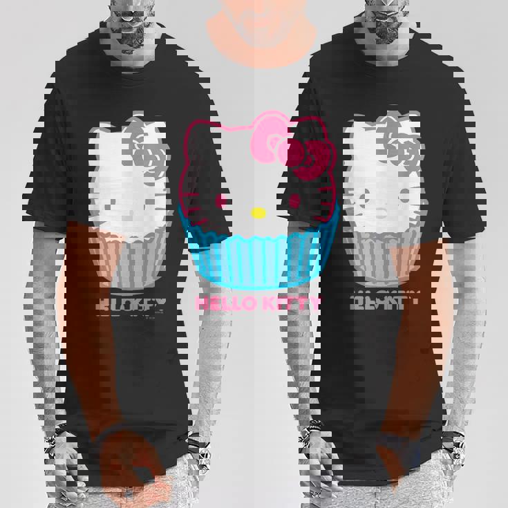 ハローキティ Usデザイン カップケーキ Tシャツ 面白い贈り物