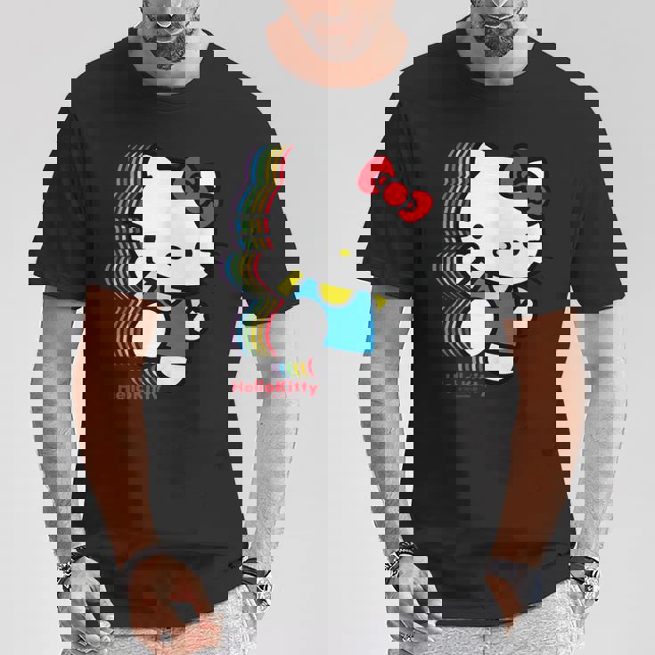 ハローキティ Usデザイン カラフル Tシャツ 面白い贈り物