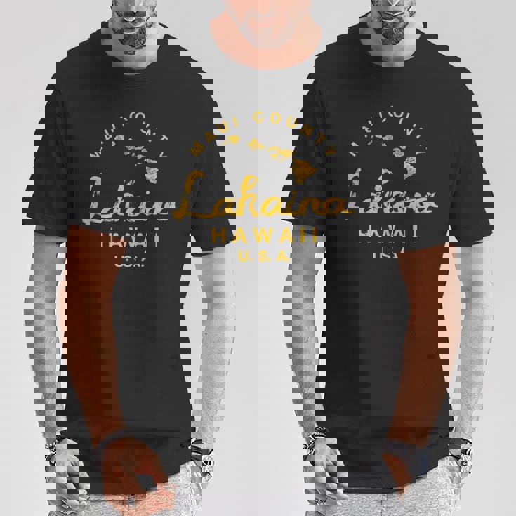 ハワイ ラハイナ マウイ ハワイ諸島 ヴィンテージ Tシャツ 面白い贈り物