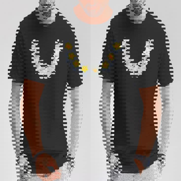 ハワイアンお土産 フラ・ルアウ プルメリア・レイ Tシャツ 面白い贈り物