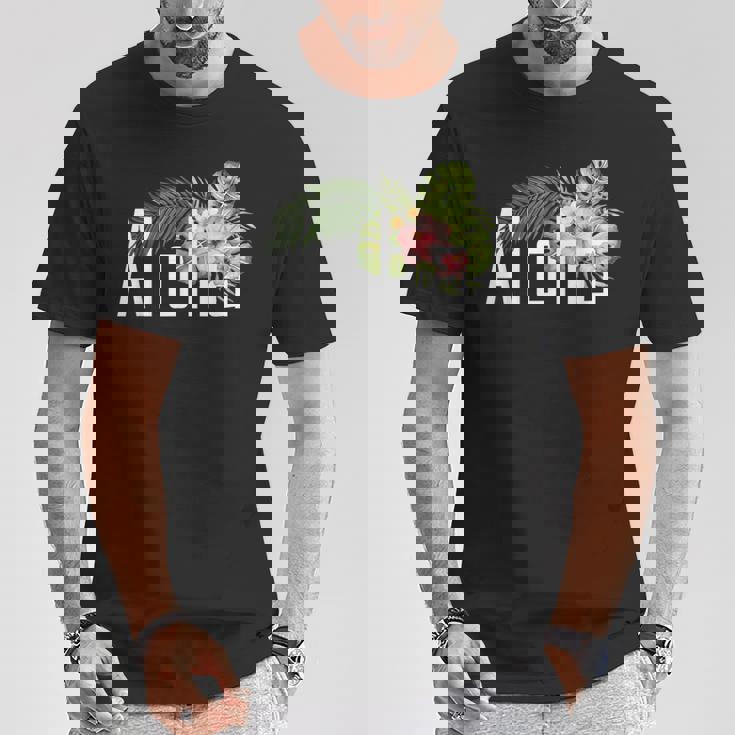 ハワイ島発アロハ フラワースピリットを感じる アロハ Tシャツ 面白い贈り物