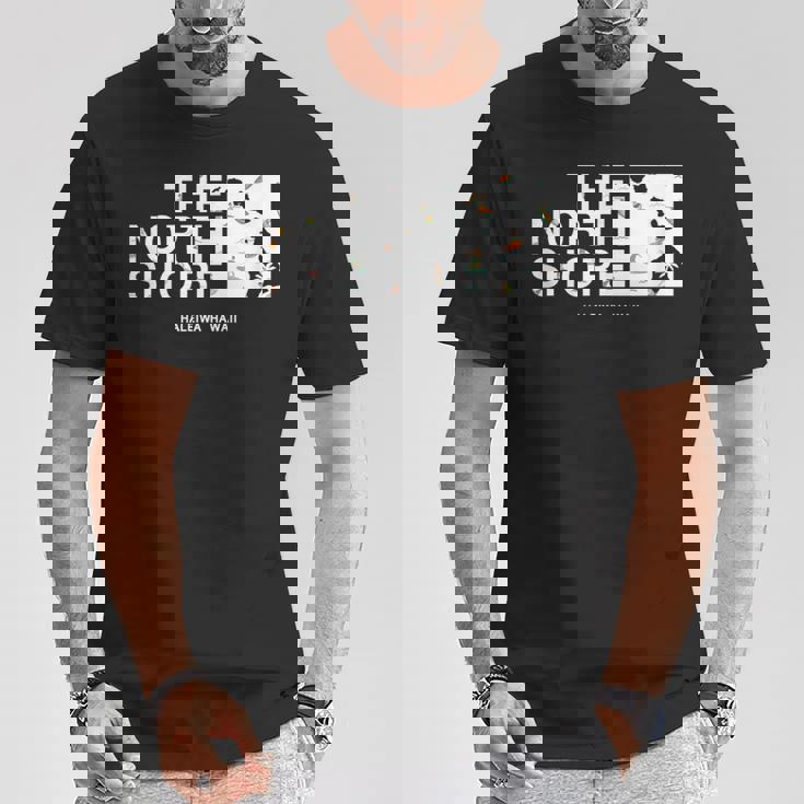 ハワイ諸島 ノースショア ハレイワ サーファー Tシャツ 面白い贈り物