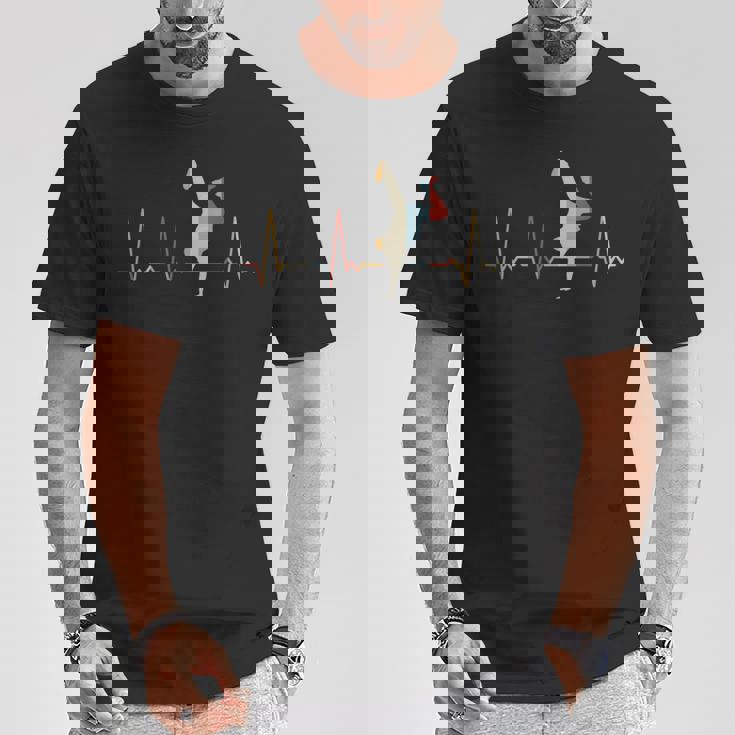 ハートビートブレイクダンス Tシャツ 面白い贈り物