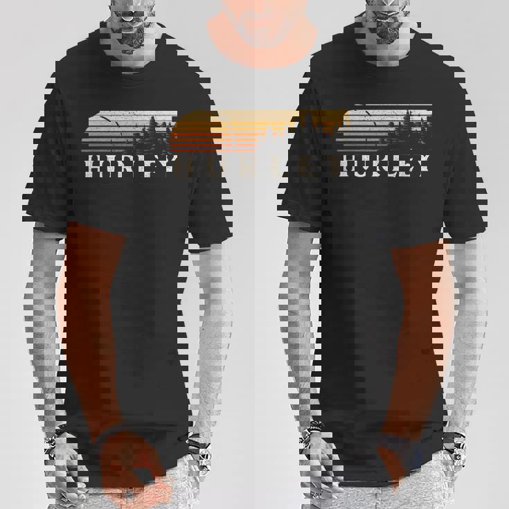 ハーレー Co ヴィンテージ エバーグリーン サンセット 80年代 レトロ Tシャツ 面白い贈り物