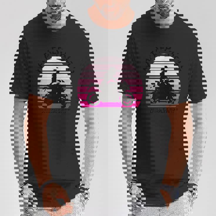 バイク おしゃれ フルカウル レディー オートバイ ツーリング ガール ライダー Tシャツ 面白い贈り物