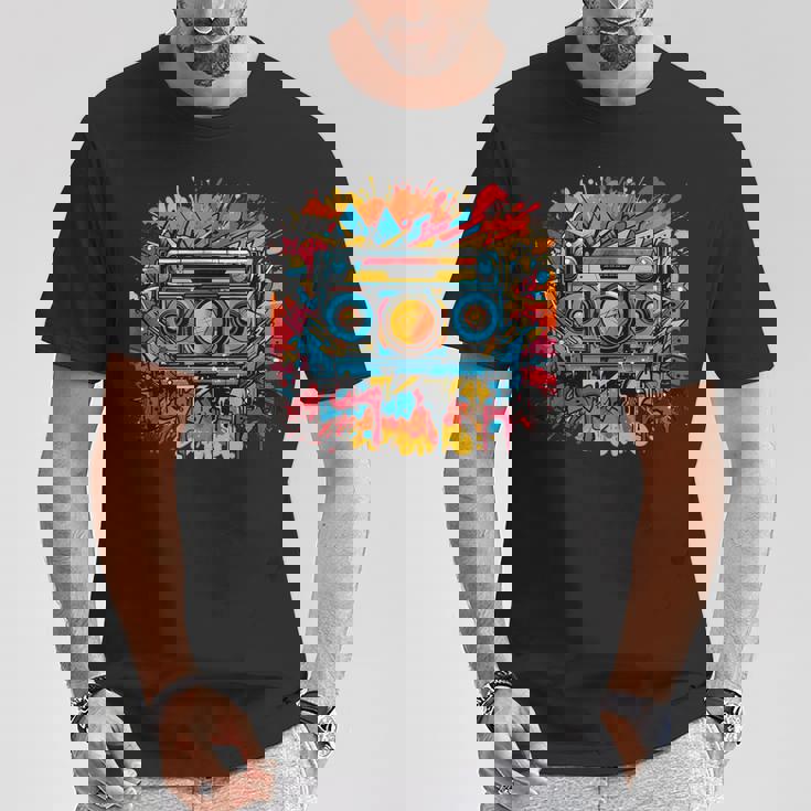 バスケットボール選手 アーバン グラフィック ノベルティ ビンテージアート Tシャツ 面白い贈り物