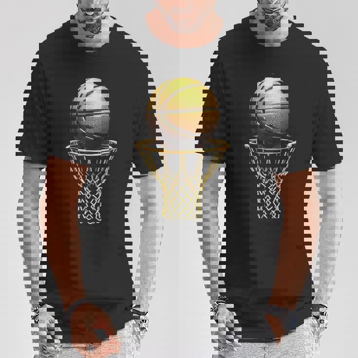 バスケットボール選手 クールトロフィー スポーツ愛好家 試合日 Bボール Tシャツ 面白い贈り物