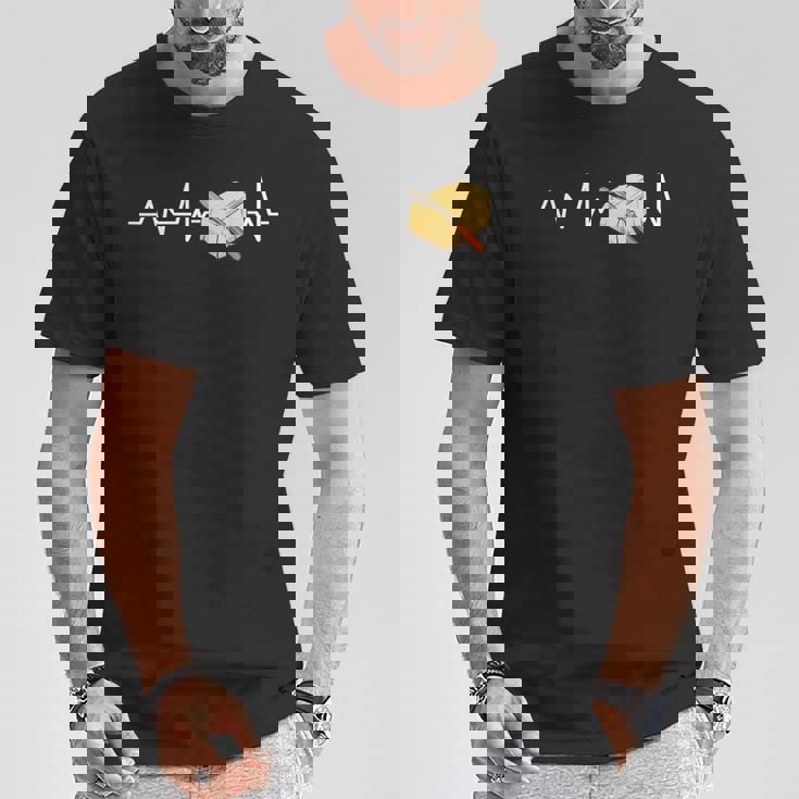 バターハートビートバターギフトバター Tシャツ 面白い贈り物