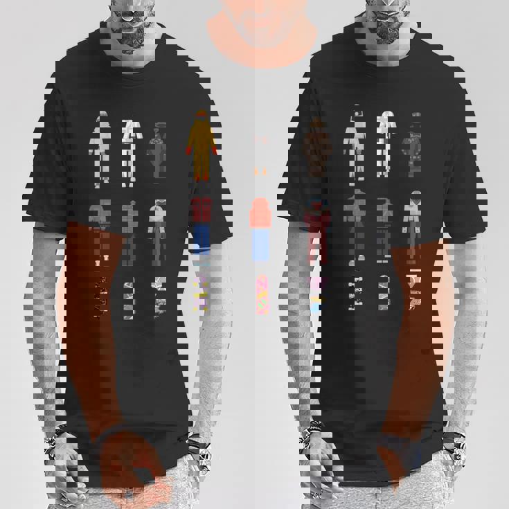 バック・トゥ・ザ・フューチャー 40周年記念の象徴的な衣装 長袖tシャツ Tシャツ 面白い贈り物