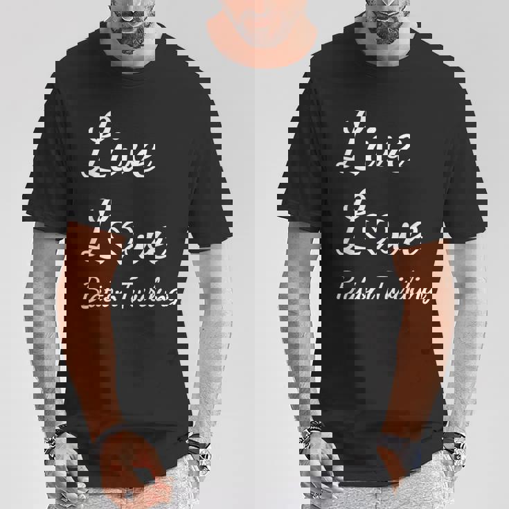 バトントワラー ライブ・ラブ・バトントワリング Tシャツ 面白い贈り物