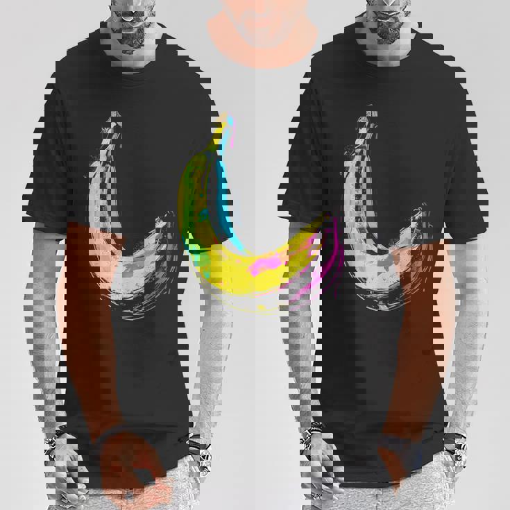 バナナ フルーツ モチーフ イラスト アート バナナ Tシャツ 面白い贈り物