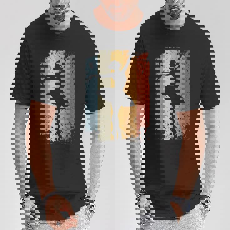 バレエダンスダンスバレリーナシューズ En Pointe ヴィンテージレトロ Tシャツ 面白い贈り物