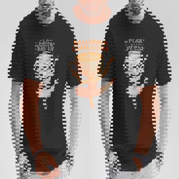 バレリーナ カプチーナ イタリアン ブレイン ミーム キッズ メンズ レディース Tシャツ 面白い贈り物
