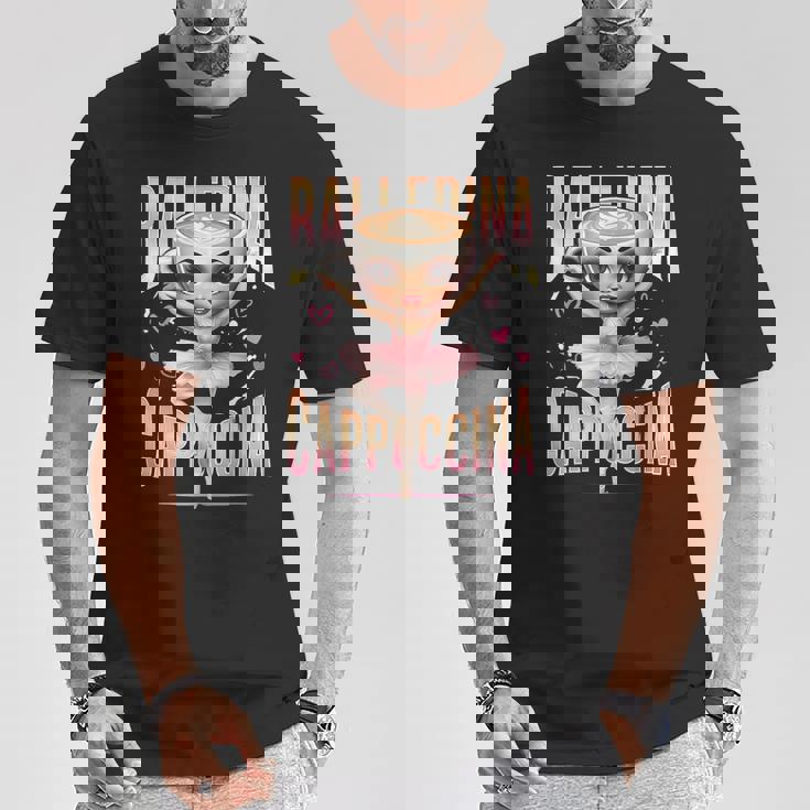 バレリーナ カプチーナ イタリアン ブレイン ロート ファニー カプチーノ ミーム Tシャツ 面白い贈り物