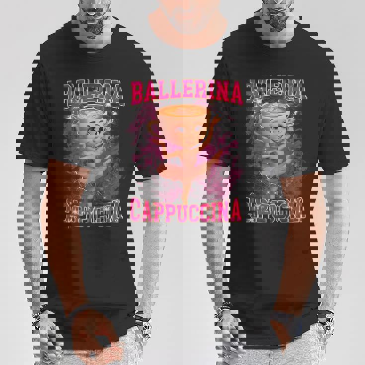 バレリーナ カプチーナ イタリアーナ ブレイン Tシャツ 面白い贈り物