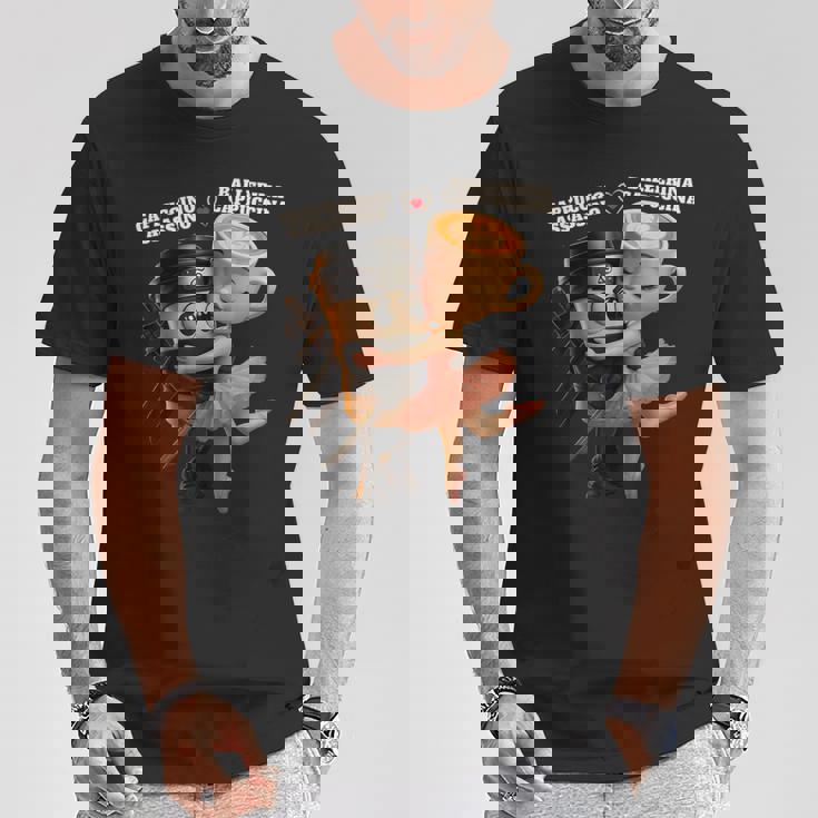 バレリーナ カプチーナ カプチーノ アサシーノ イタリアン ブレイン Tシャツ 面白い贈り物