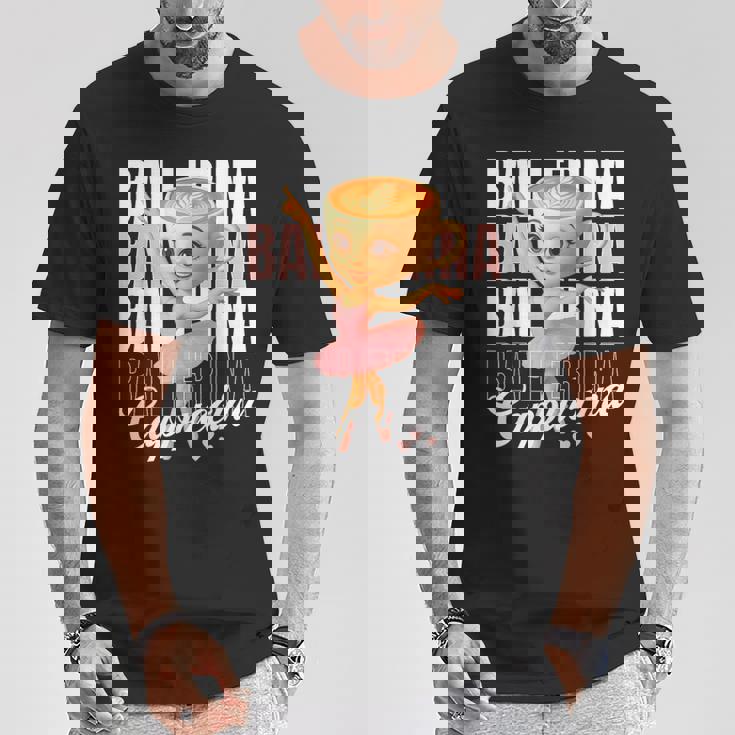 バレリーナカプチーノ Tシャツ 面白い贈り物
