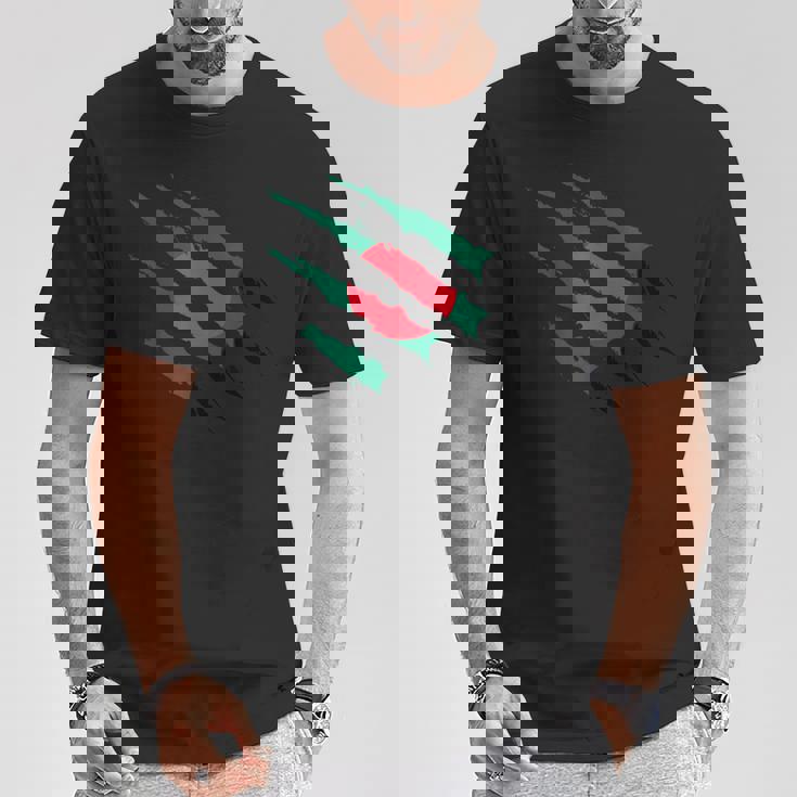 バングラデシュ国旗 バングラデシュ ルーツ 爪 バングラデシュ プライド Tシャツ 面白い贈り物