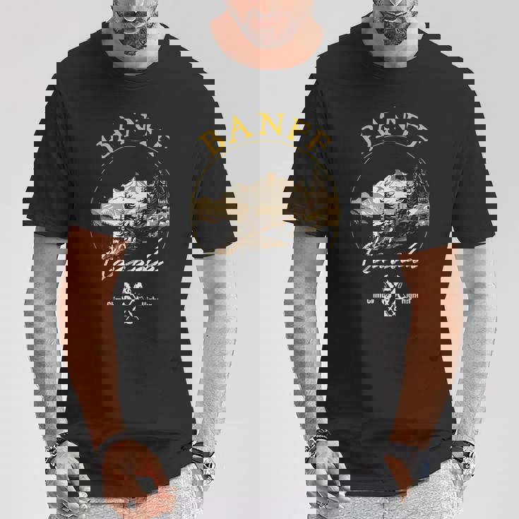 バンフ レトロ ヴィンテージ アパレル バンフ お土産 Tシャツ 面白い贈り物