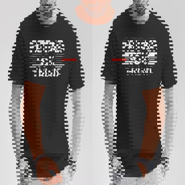 パタヤ・ソイ6 タイバー・パブ・パーティー・グラフィック Tシャツ 面白い贈り物