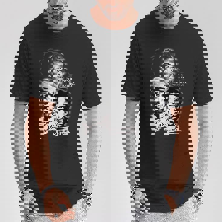 パトリス・ランバ、トーマス・サンカラ、スティーブ・ビコ Tシャツ 面白い贈り物