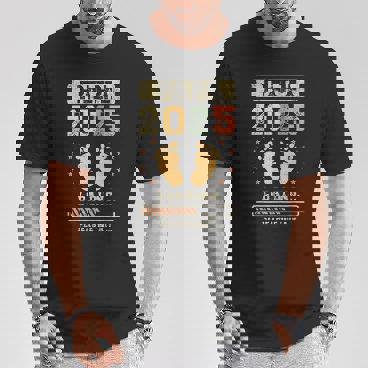 パパ 2025 ローディング 出産発表 これからパパになる人 Tシャツ 面白い贈り物