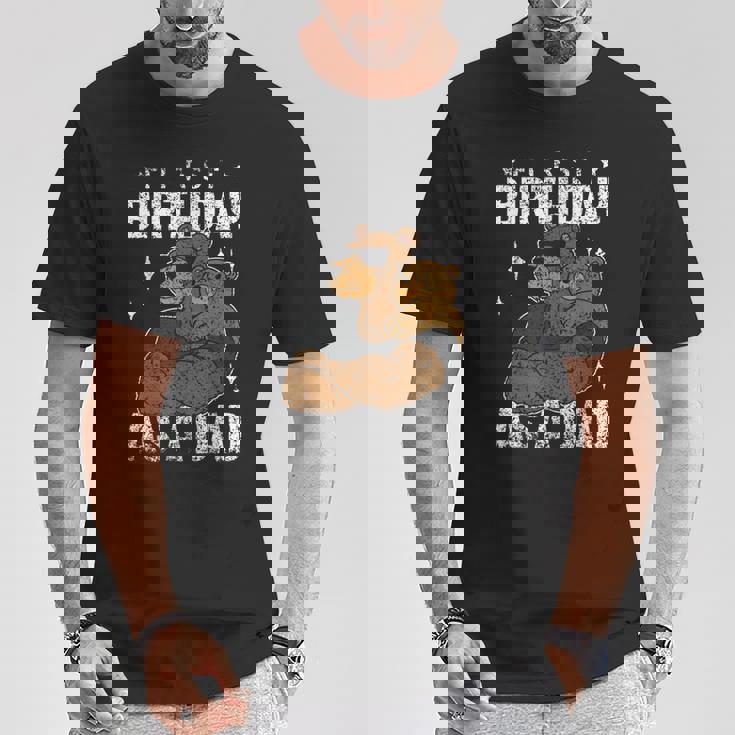 パパになって初めての誕生日 パパ お父さん 父 パーティー 誕生日 Tシャツ 面白い贈り物