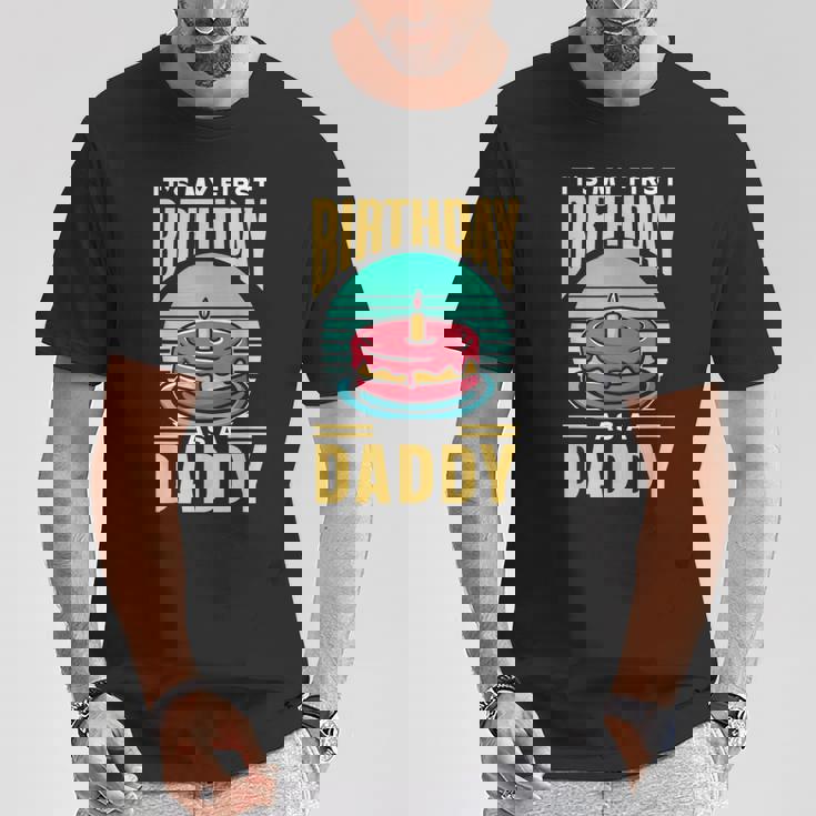 パパになって初めての誕生日 年 祝 チーム パーティー Tシャツ 面白い贈り物