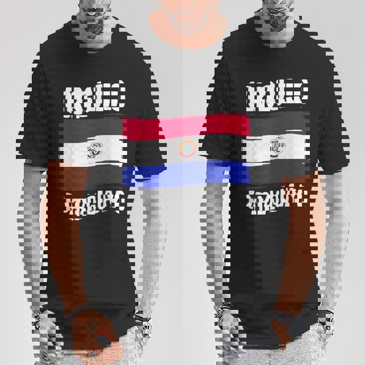 パラグアイプライド パラグアイ国旗 Orgullo Paraguayo Tシャツ 面白い贈り物