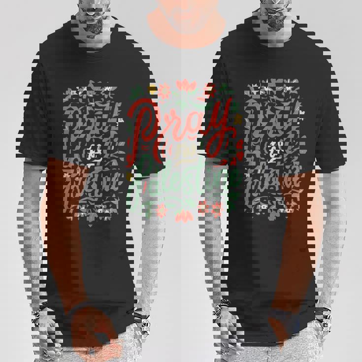 パレスチナのために祈り、戦争を止め、反戦、平和 Tシャツ 面白い贈り物