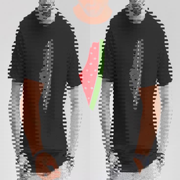 パレスチナ平和 パレスチナのスイカ Tシャツ 面白い贈り物