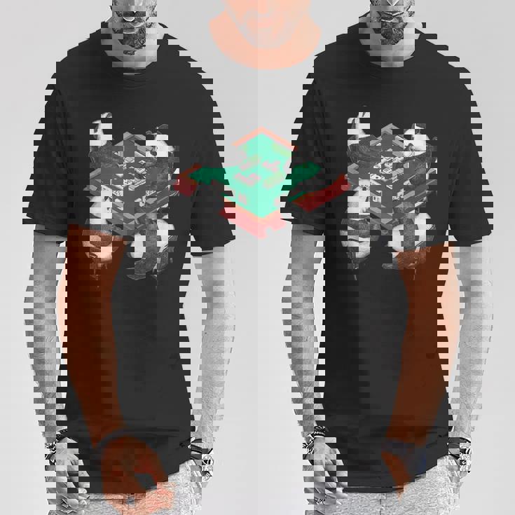 パンダ 麻雀 面白いtシャツ 動物 文字入り メンズ おもしろ 面白い 服 おもしろグッズ ネタ 雀士 Tシャツ 面白い贈り物