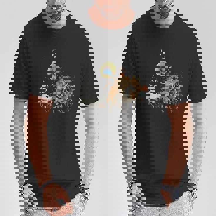 ヒエロニムス・ボッシュ 地球の喜びの庭 Tシャツ 面白い贈り物