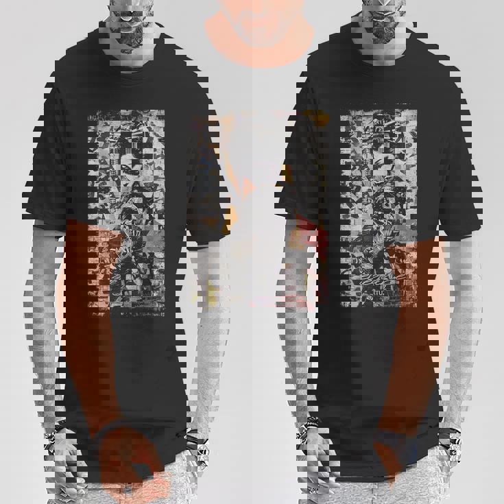 ヒップホップ Y2k ヴィンテージ ヒップスター エッジの効いたアーバン ストリートウェア 芸者 Tシャツ 面白い贈り物