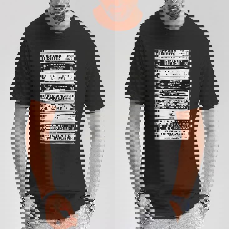 ヒップホップアーティスト カセット オールドスクールラップ Tシャツ 面白い贈り物