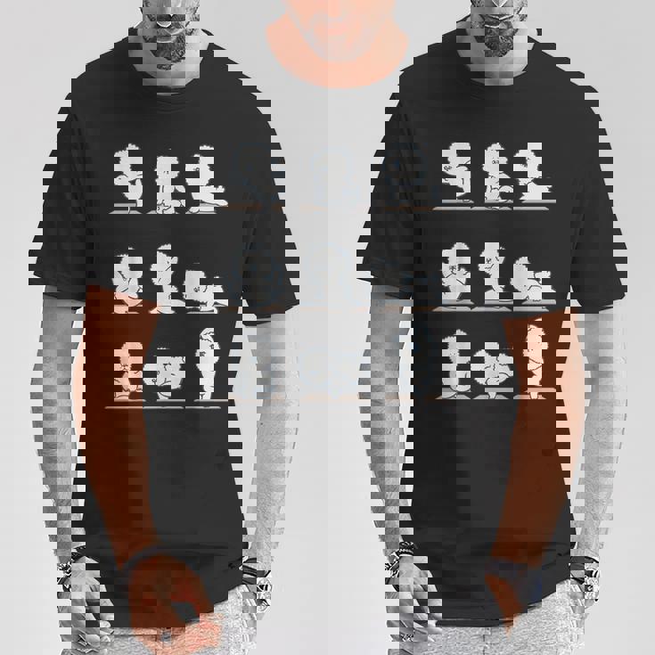 ビションフリーゼヨガ Tシャツ 面白い贈り物